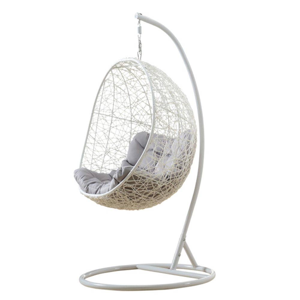 Silla de ratán de jardín de jardín al aire libre