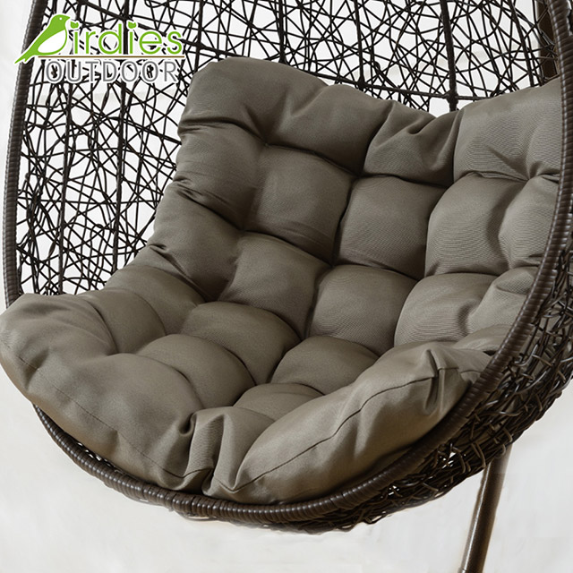 Birdies Factory Egg Frame Balcony Garden Silla de mimbre al aire libre Swing