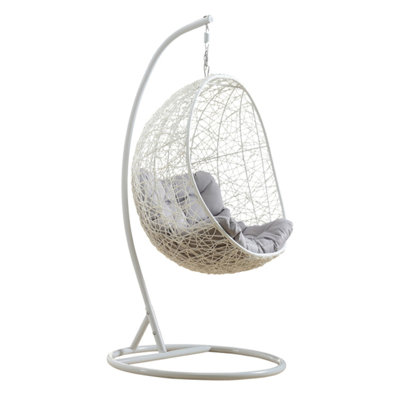 Silla de ratán de jardín de jardín al aire libre