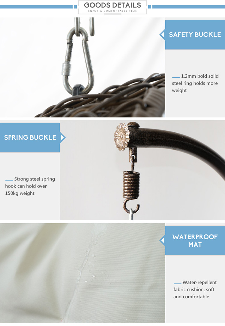 silla doble colgante