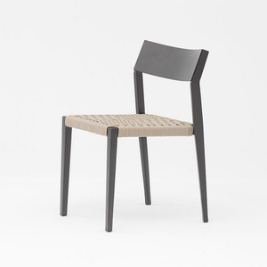 Cojín trasero suave elástico con diseño artístico de cuerda moderno, silla de cuerda de aluminio para jardín, terraza, playa y exteriores