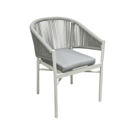 Sillas Tejidas Con Cuerdas Para Exteriores, Sillas De Ocio Impermeables Para Villas, Resorts Y Hoteles, Muebles De Jardín, Patio, Terraza Y Balcón