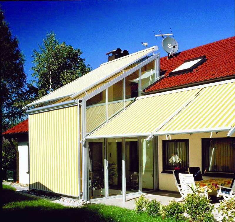 Toldo automático de aluminio motorizado eléctrico de la ventana del techo retráctil de encargo del patio del jardín al aire libre