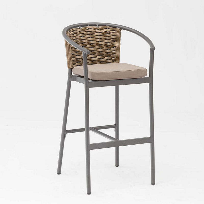 Nuevo Protector Solar Duradero De Alta Calidad, Resistente Al Agua, Cuerda Moderna Tejida, Terraza, Jardín, Bar, Silla De Barra De Cuerda Al Aire Libre