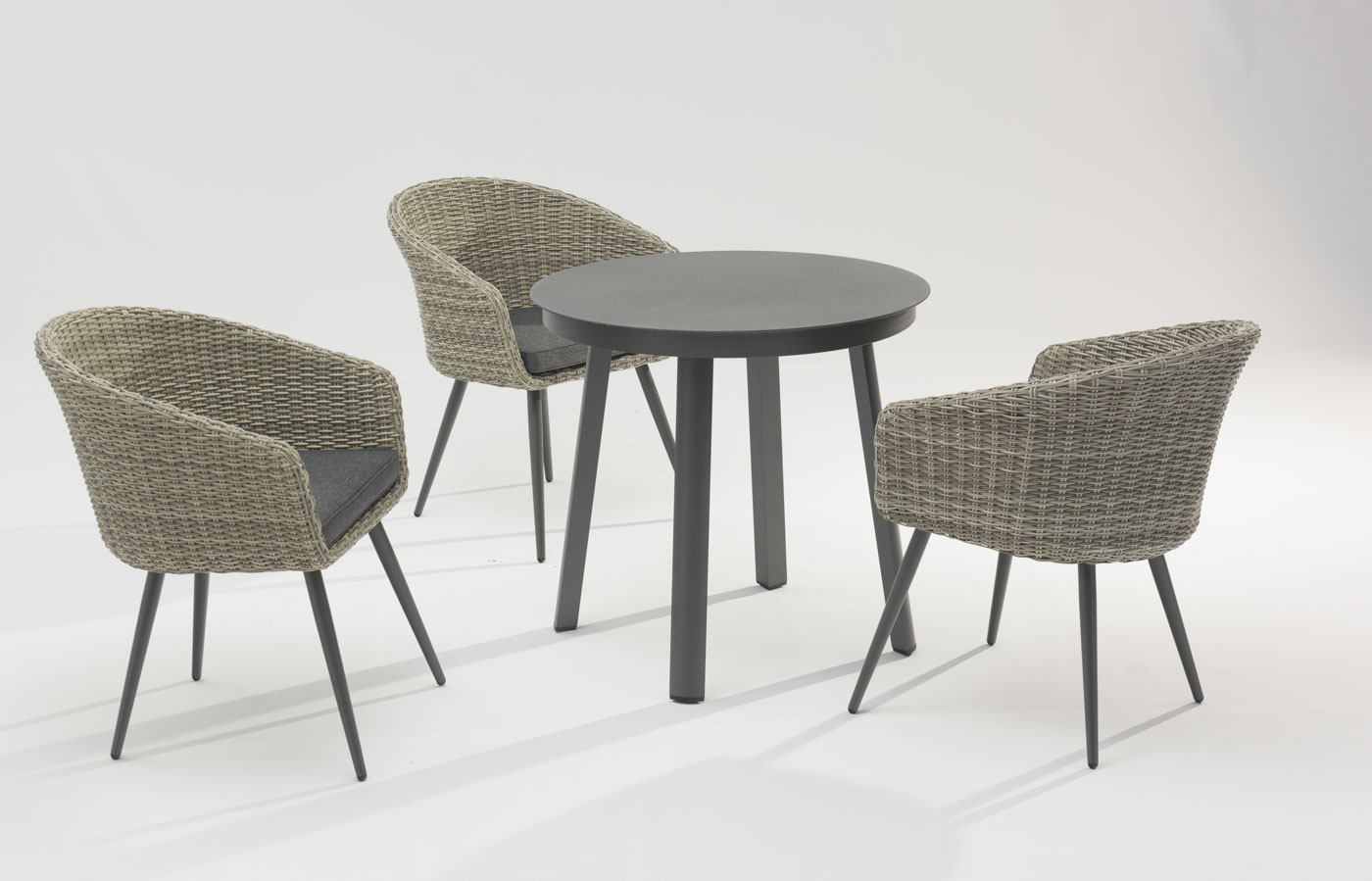 Silla de rat&aacute;n tejida de rat&aacute;n de playa de jard&iacute;n al aire libre de alta calidad y resistente al agua resistente