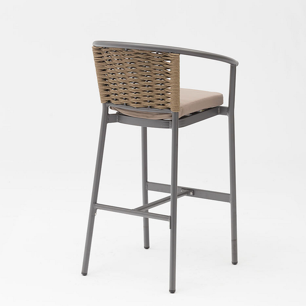 Nuevo Protector Solar Duradero De Alta Calidad, Resistente Al Agua, Cuerda Moderna Tejida, Terraza, Jardín, Bar, Silla De Barra De Cuerda Al Aire Libre