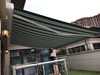 Jardín al aire libre Patio Garaje Metal Aluminio Impermeable Toldo eléctrico vertical retráctil