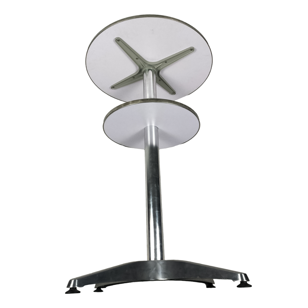 Mesa de bar portátil de taburete alto de muebles de exterior de metal redondo moderno de aluminio alto