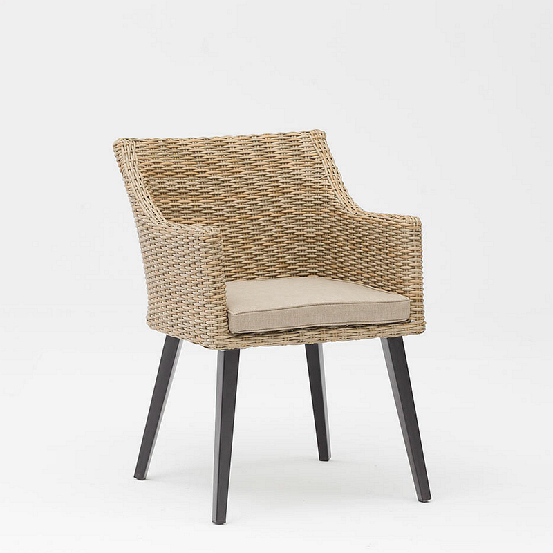 Nuevo diseño artesanal moderno de ratán, patio, jardín, color, silla de playa, reposabrazos, ocio, ratán, silla de exterior