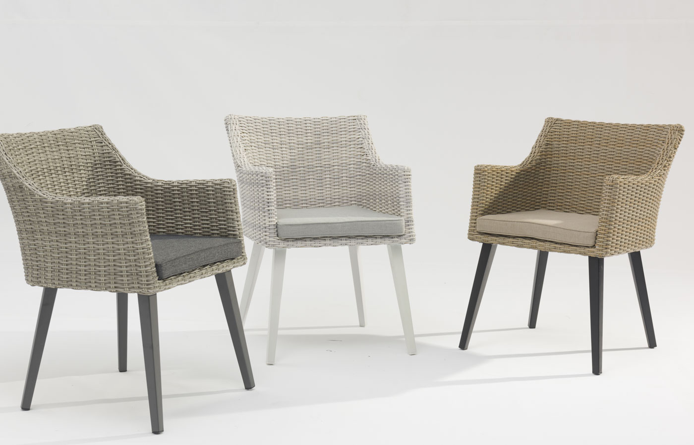 Nuevo diseño artesanal moderno de ratán, patio, jardín, color, silla de playa, reposabrazos, ocio, ratán, silla de exterior