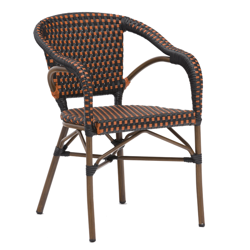 Sillas de jardín de aluminio de los muebles del hogar del restaurante del café interior o al aire libre barato elegante