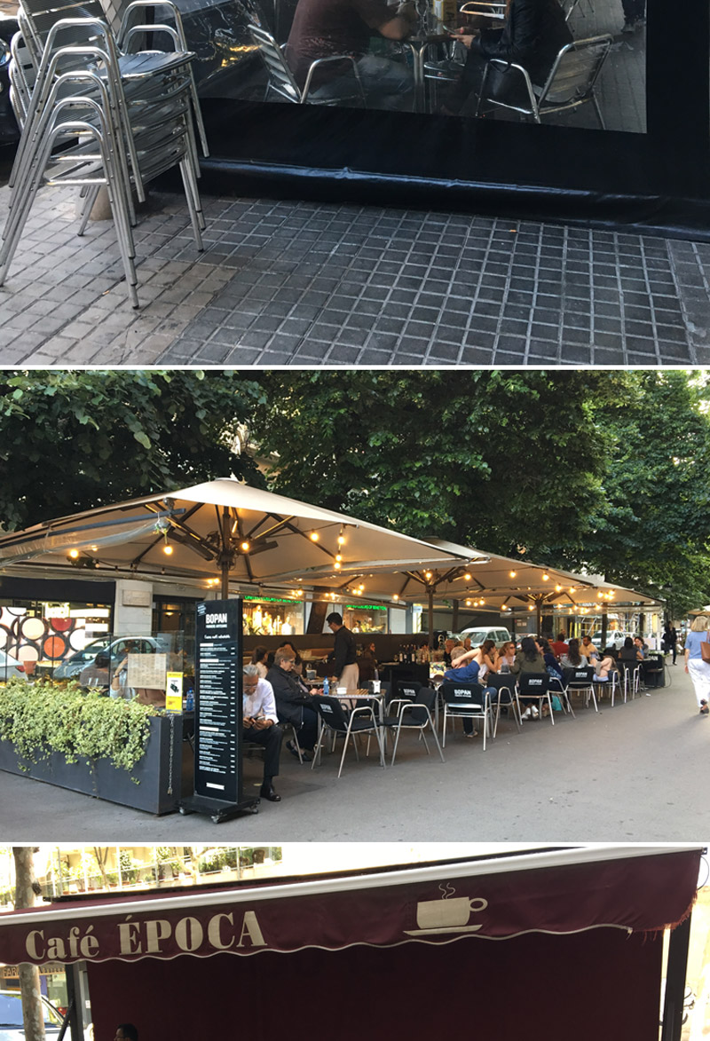 muebles de exterior de aluminio moderno