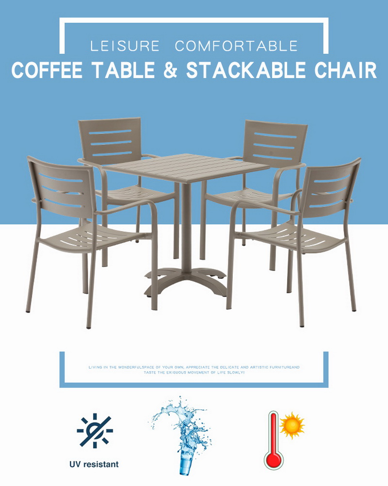 muebles de exterior sillas de aluminio