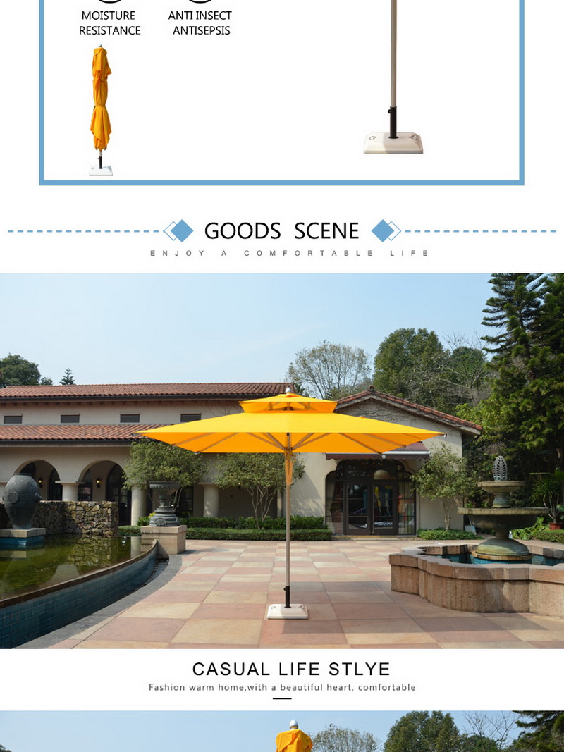 paraguas al aire libre