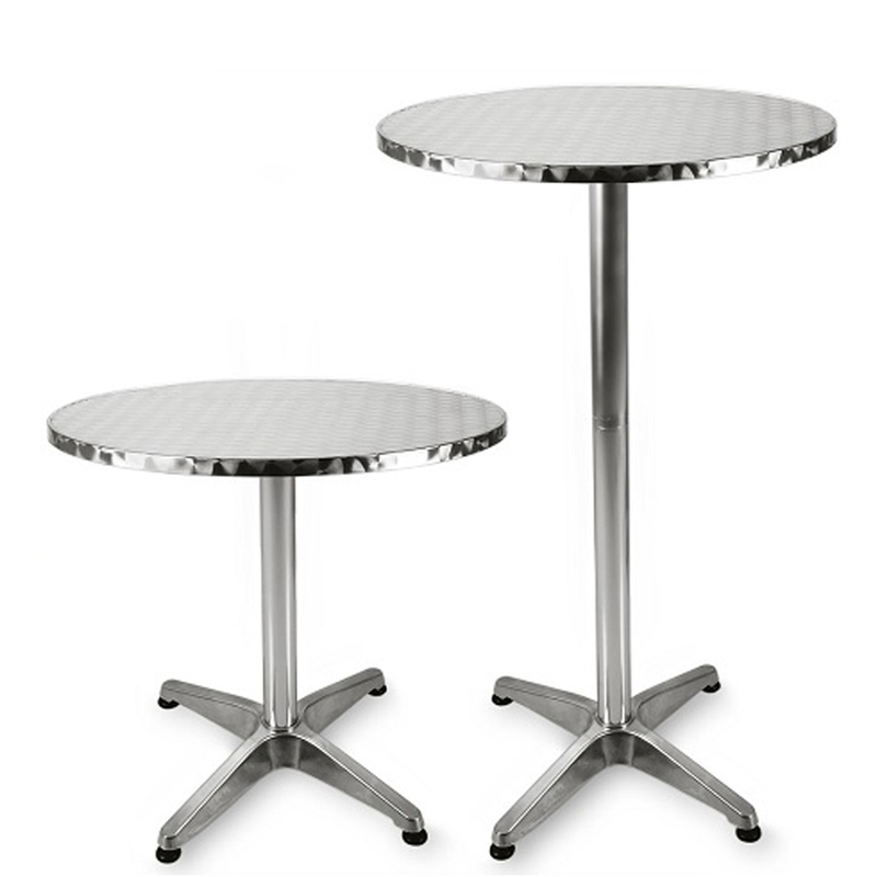 Cóctel al aire libre Alto Alto Mesa Redonda Superior