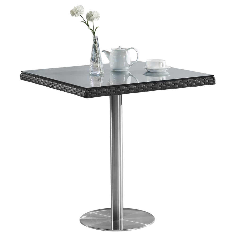 Conjunto de muebles de mesa y sillas de balcón pequeño al aire libre