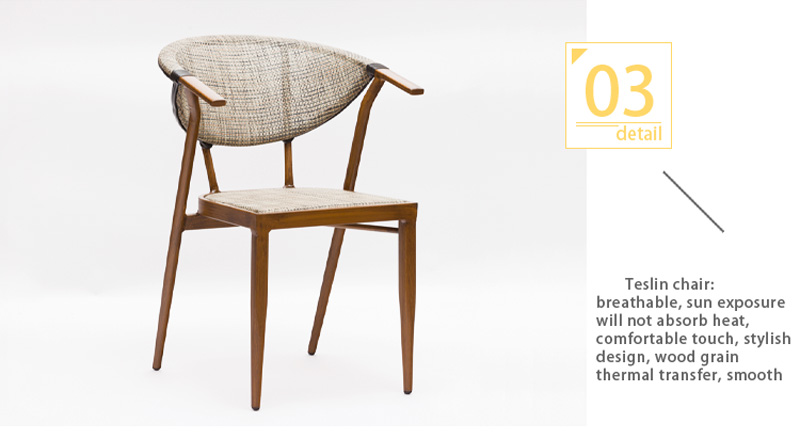 mesa y sillas de aluminio para exterior