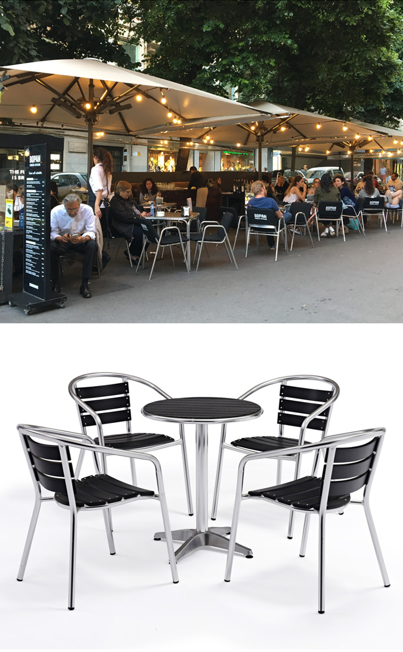 muebles de madera al aire libre