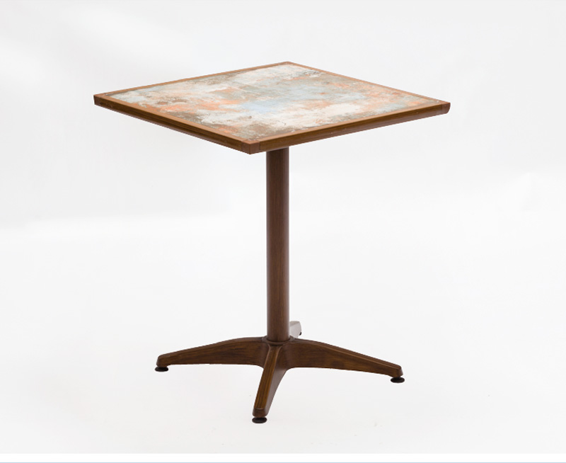 Baratos pequeños juegos de mesa y sillas de aluminio al aire libre