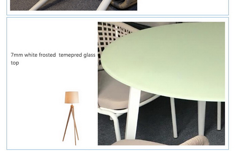 juego de mesa de cristal