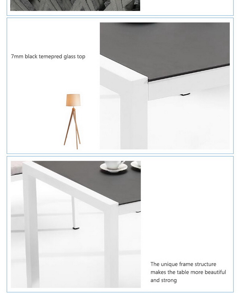 juego de comedor en la esquina