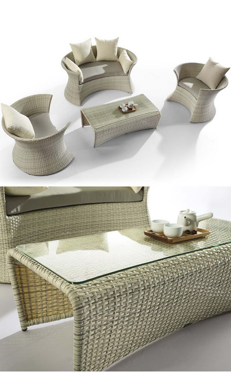 seccional al aire libre curvo