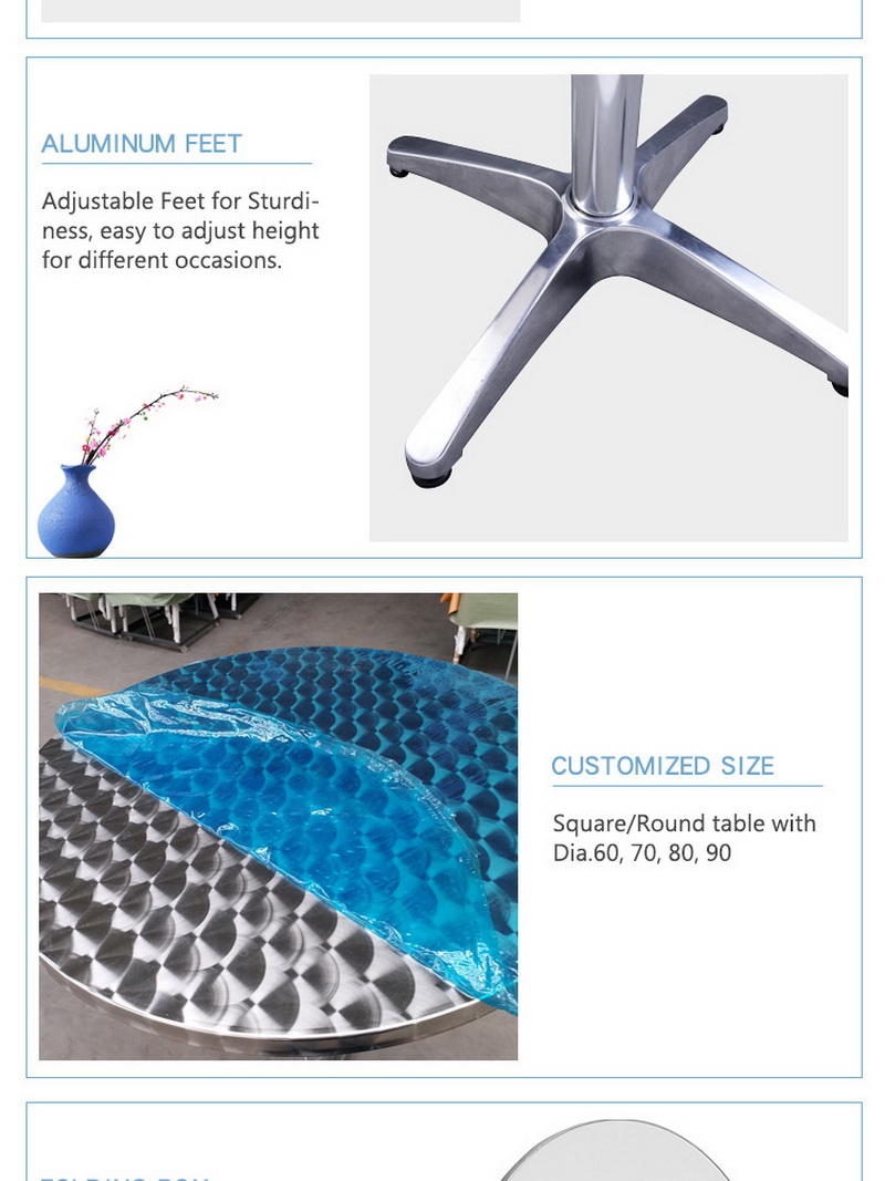 mesa de bar al aire libre