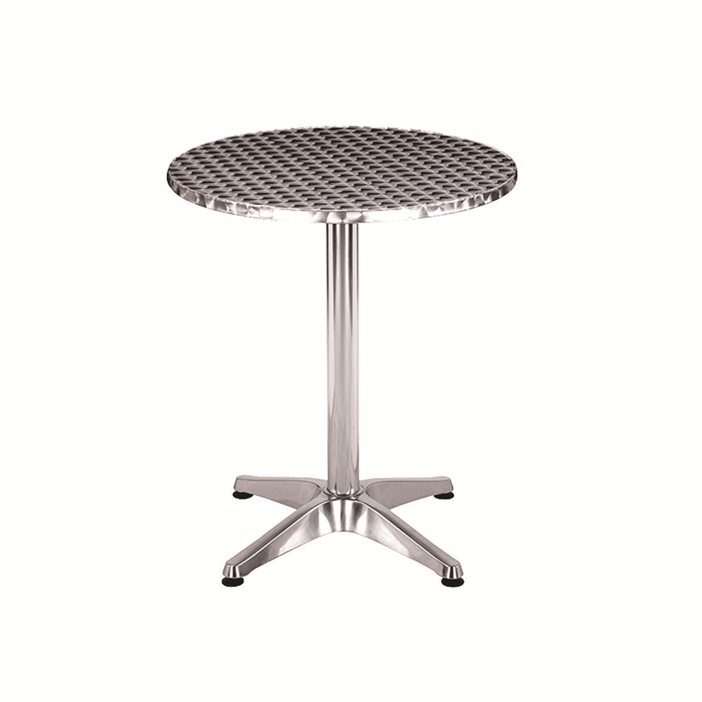 Cóctel al aire libre Alto Alto Mesa Redonda Superior