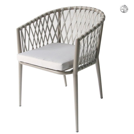 Garden Bar Cafe Silla de cuerda personalizada de fábrica