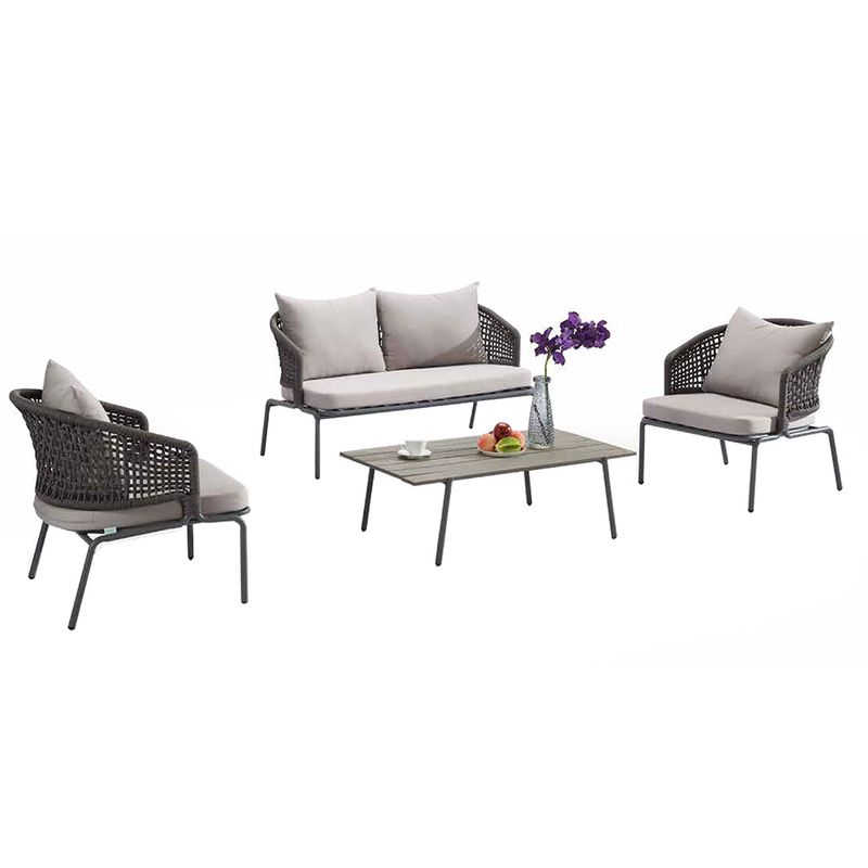 Jardín Patio Muebles baratos Aluminio Ratán Sofá Sets Venta