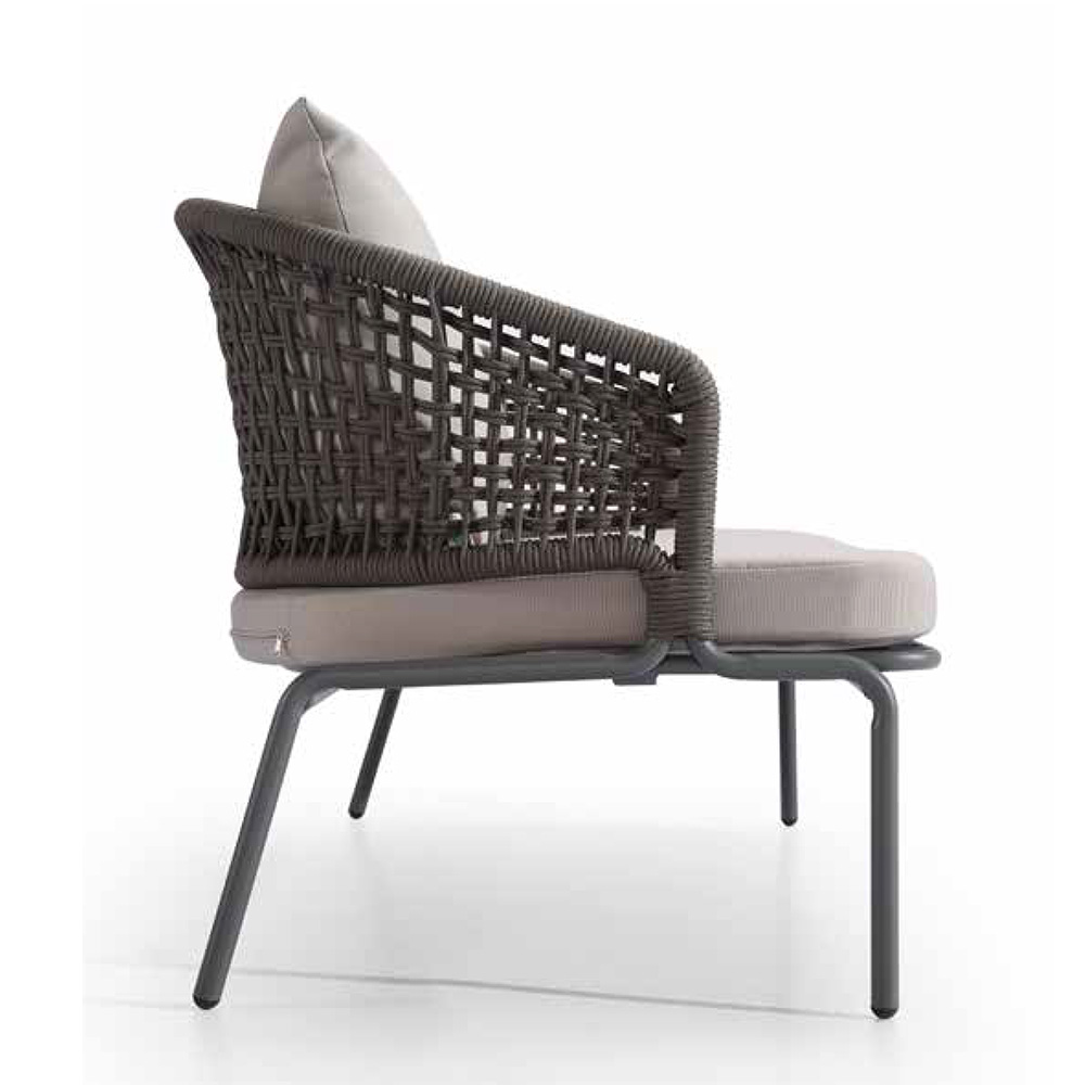 Jardín Patio Muebles baratos Aluminio Ratán Sofá Sets Venta