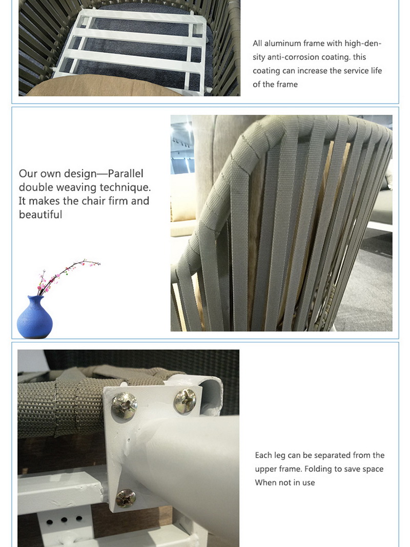 muebles de exterior de cuerda