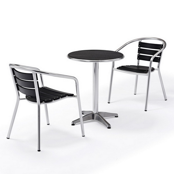 Muebles de exterior de madera de plástico Material de Protección Ambiental