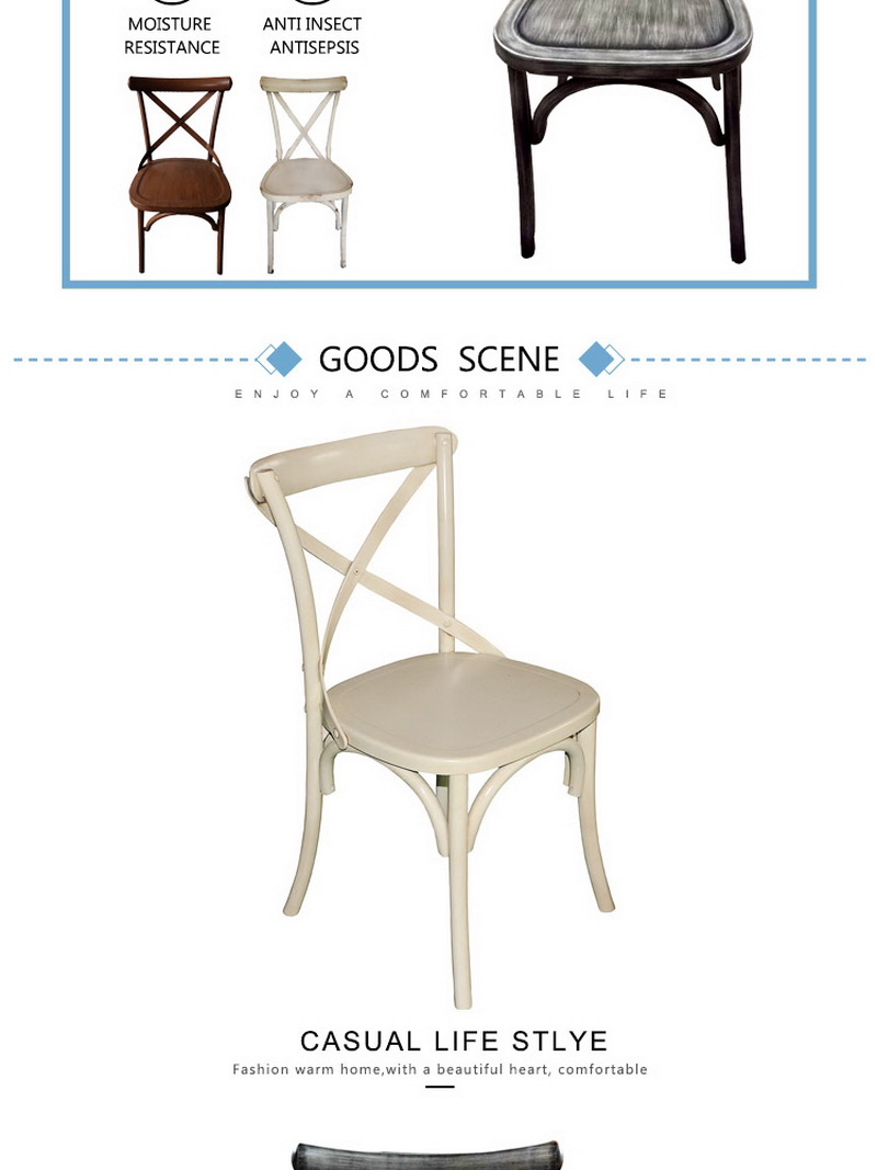 sillas de metal para restaurante