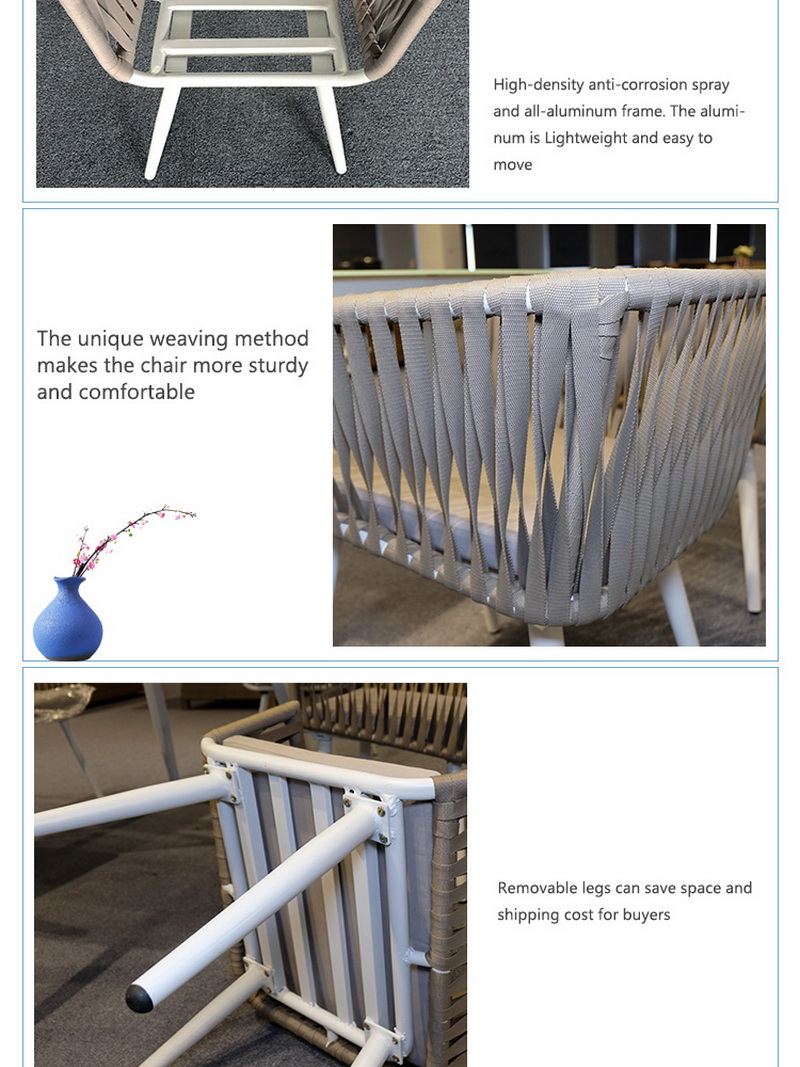 mesa y sillas de patio