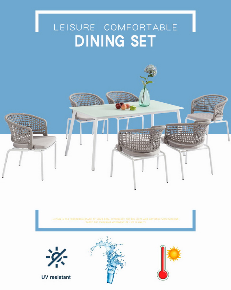 silla de cuerda tejida