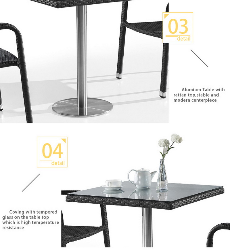 conjunto de sillas de mesa de jard&iacute;n