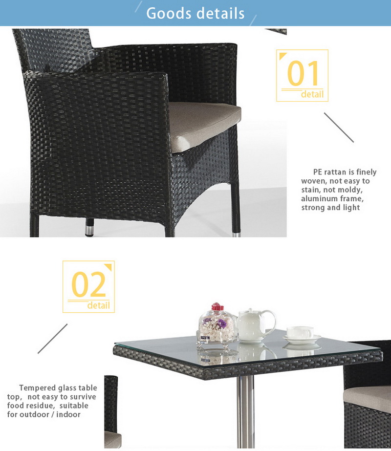 sillas de bistro al aire libre