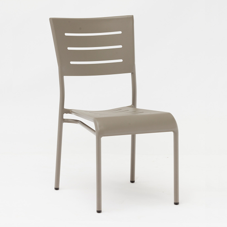 Sillas de aluminio para café ligero Bistro al aire libre