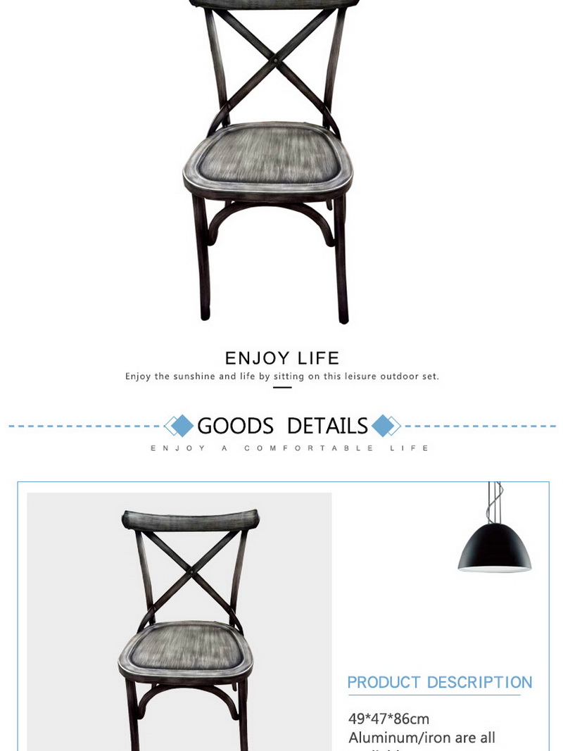 sillas de restaurante al aire libre