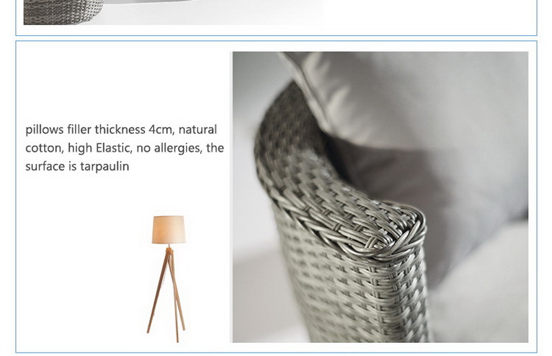 sof&aacute; de la esquina del jard&iacute;n de la rota