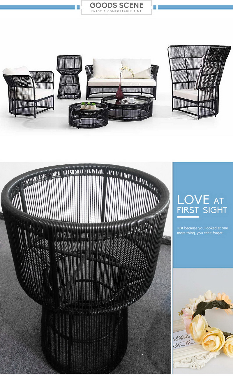 conjunto de sof&aacute; de rat&aacute;n