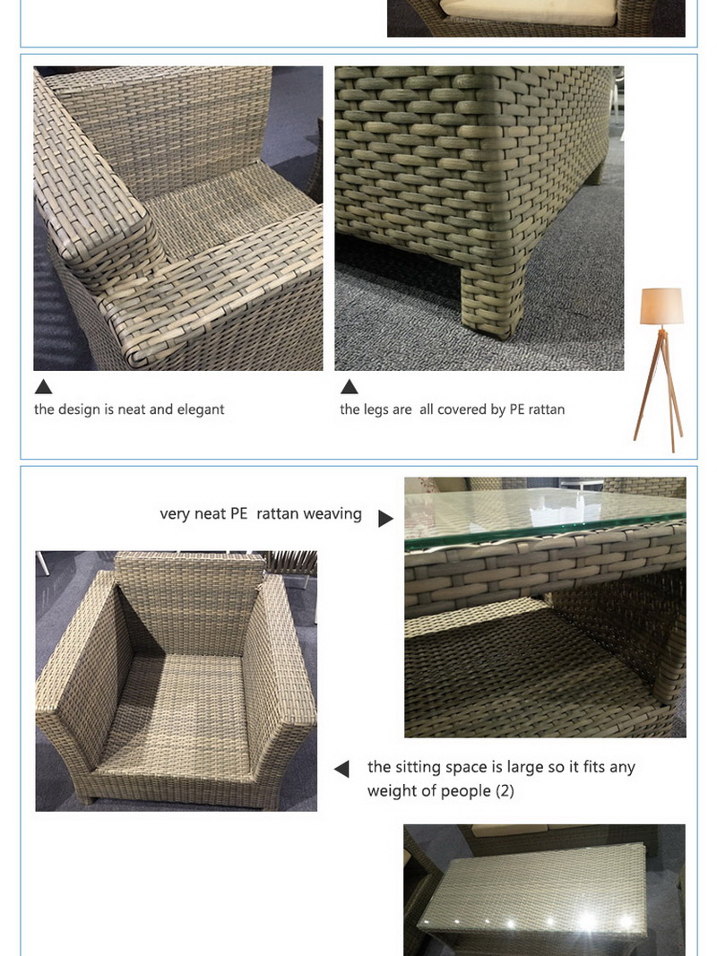 conjunto de sof&aacute;s de mimbre