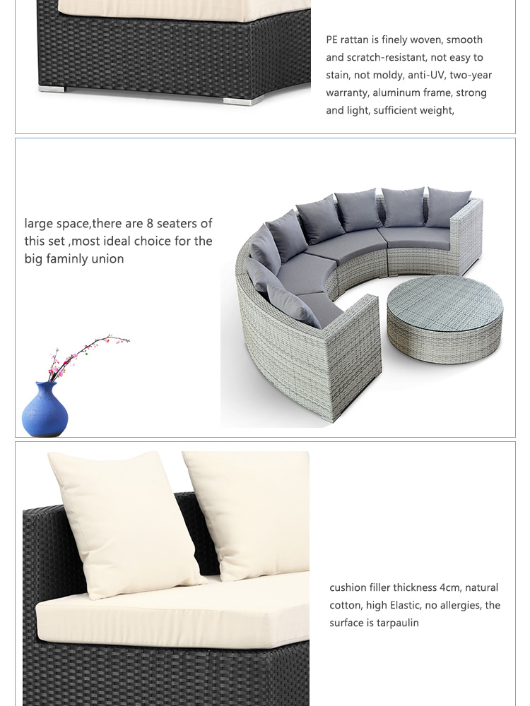 conjuntos de asientos al aire libre