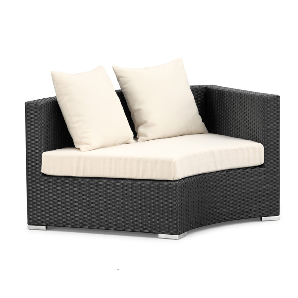 Conjuntos de muebles de asientos de esquina seccionales modulares baratos al aire libre