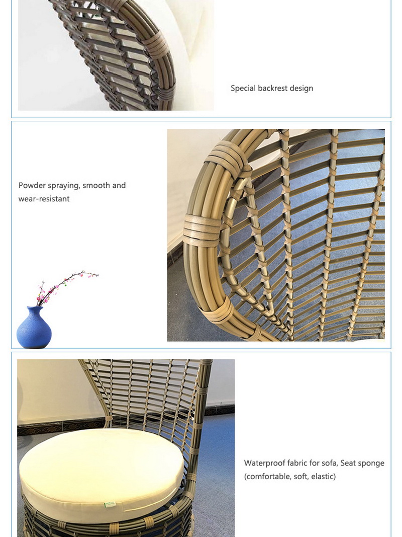 Sof&aacute; de rat&aacute;n gris