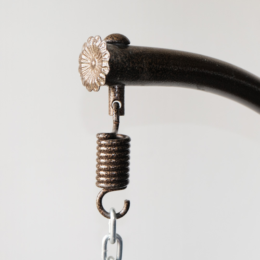 Silla de jardín colgante de mimbre de mimbre para interiores