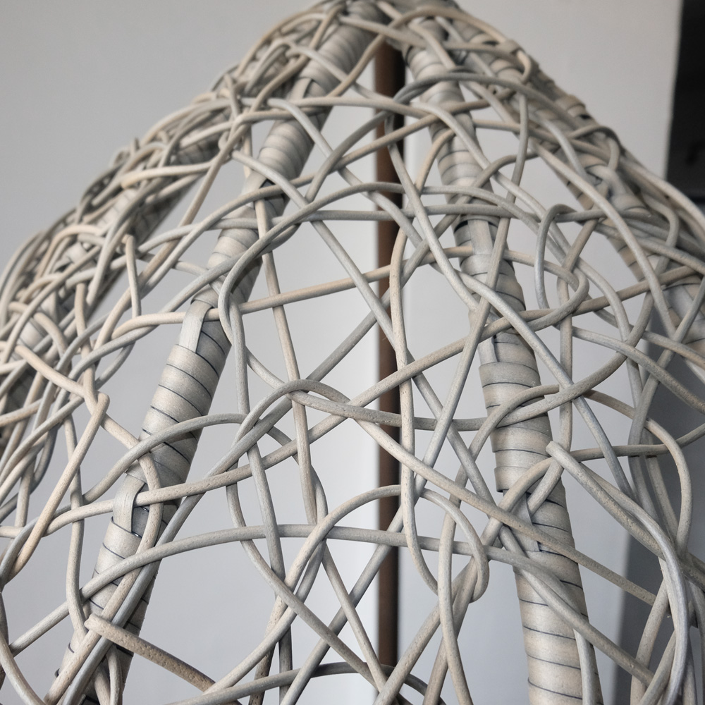 Columpio al aire libre de la silla del huevo de la rota